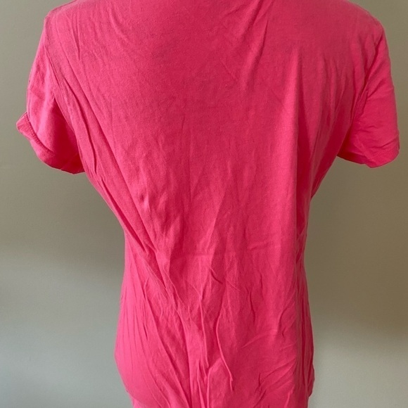 Women’s Pink Top With Floral Details Size Medium - Picture 2 of 6